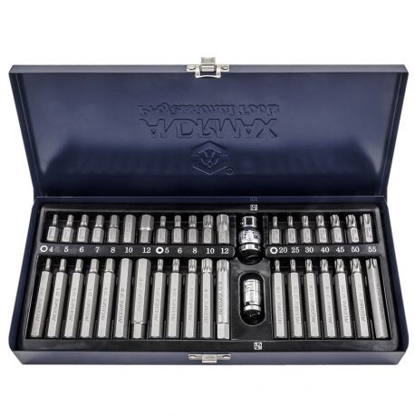 Набір вставок 10 мм Hex, Torx, Spline, 40 одиниць