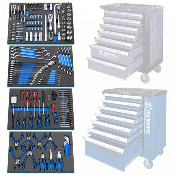 Набір інструменту для візків, 220 одиниць