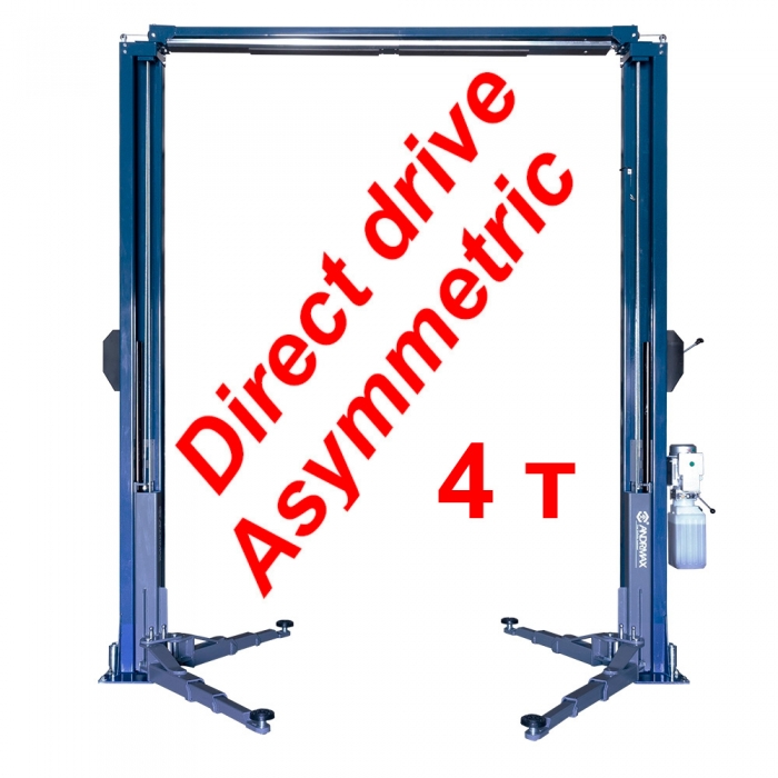 Двостійковий підйомник "Direct Drive" 4 т, асиметричний 380V/50Hz