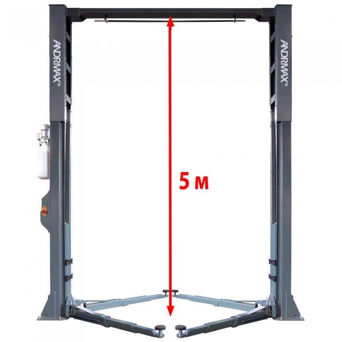 Двостійковий підйомник 6,8 т "Direct Drive", "Double S" конструкція колон 380V/50Hz