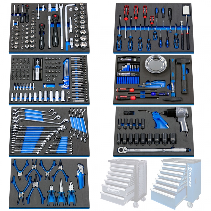 Набір інструменту для візків, 306 одиниць