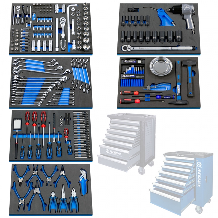 Набір інструменту для візків, 262 одиниць