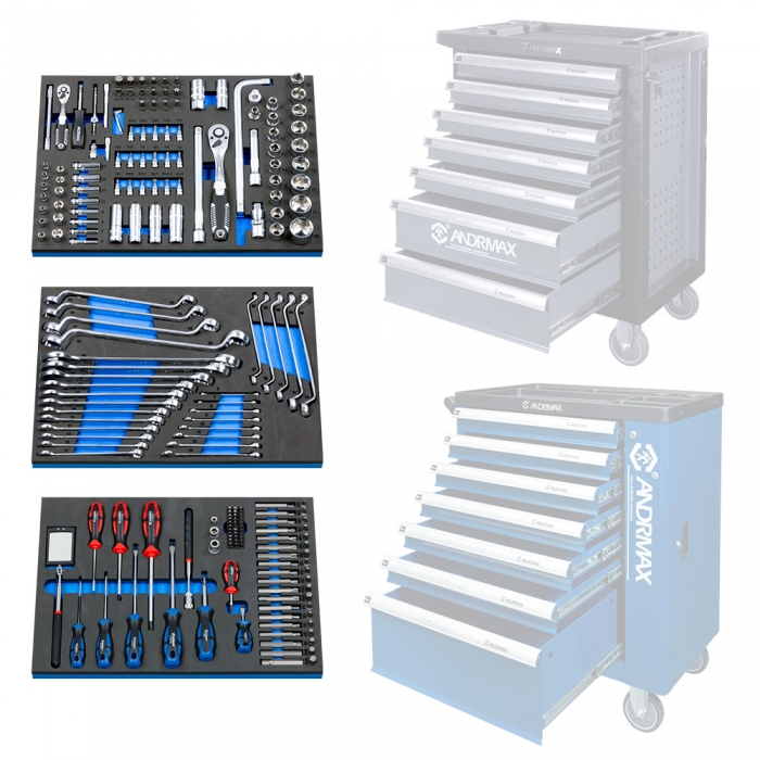 Набір інструменту для візків, 210 одиниці