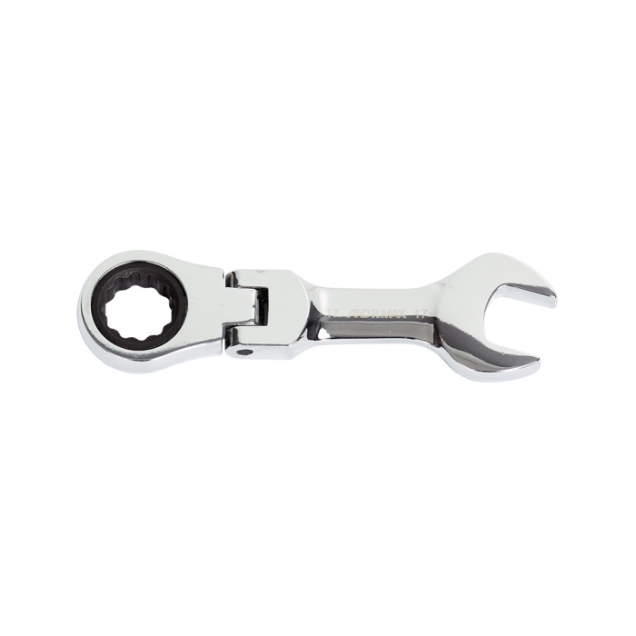Ключ комбінований з храповим механізмом, короткий з шарніром 17 мм