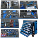 Візок 7 полиць з набором інструменту 362 одиниці - Фото 1