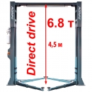 Двостійковий підйомник 6,8 т "Direct Drive", "Double S" конструкція колон 380V/50Hz - Фото 1
