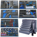 Візок 7 полиць з набором інструменту 362 одиниці - Фото 1